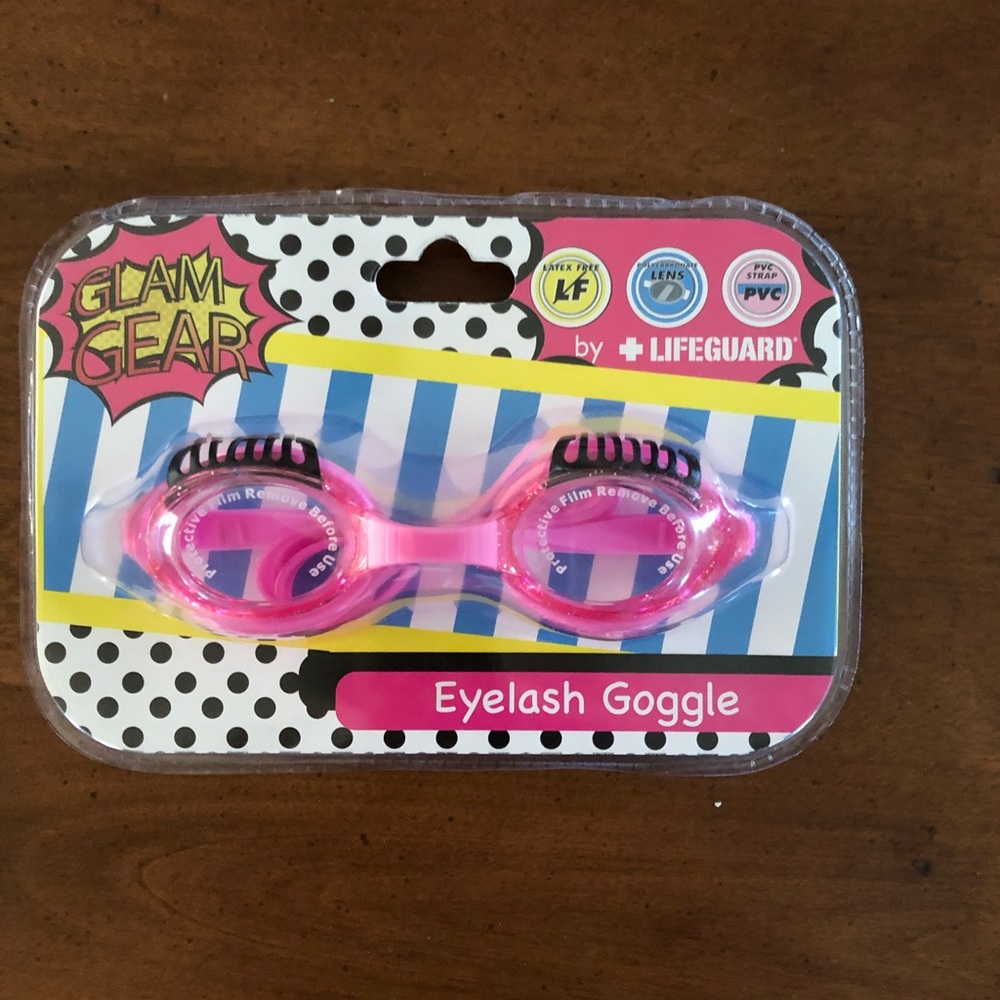 🌵3/$15 Glam Gear pink lash googles polycarbonate lenses (see description)